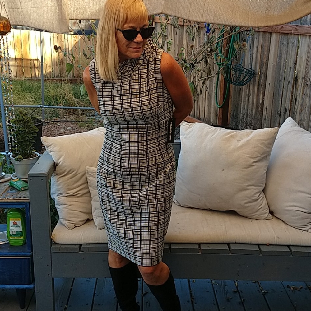 Karl Lagerfeld tweed sheath dress